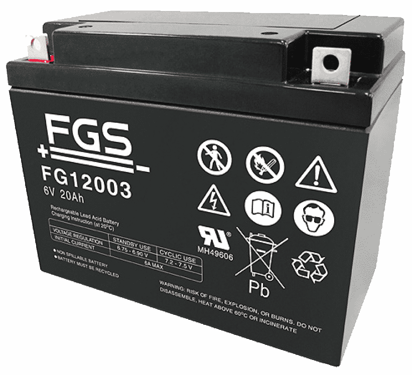 FGS Blyack. 6V/20Ah