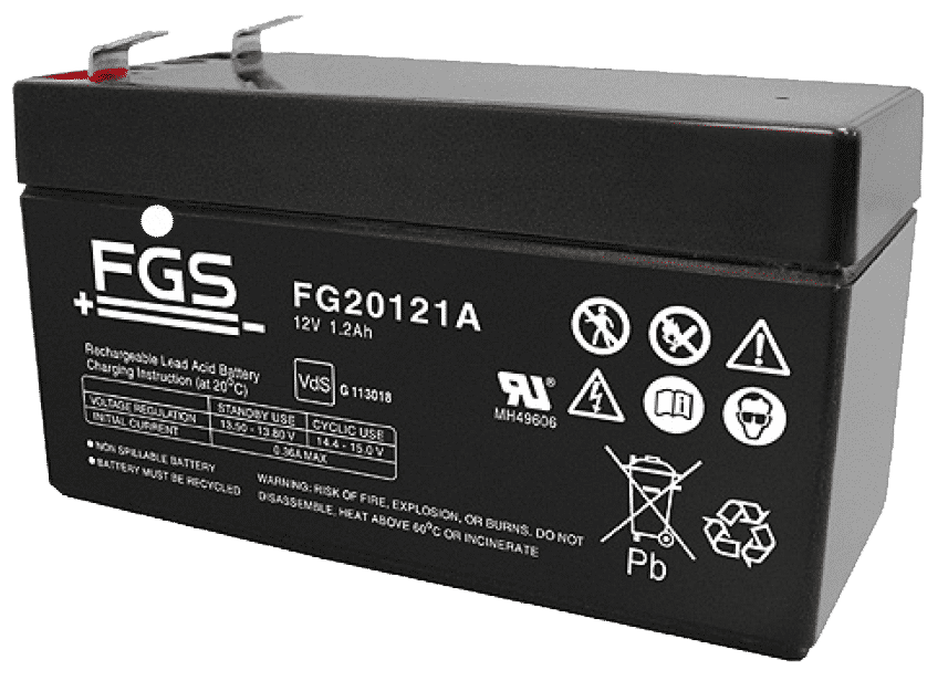 FGS Blyack. 12V/1,2Ah Vds