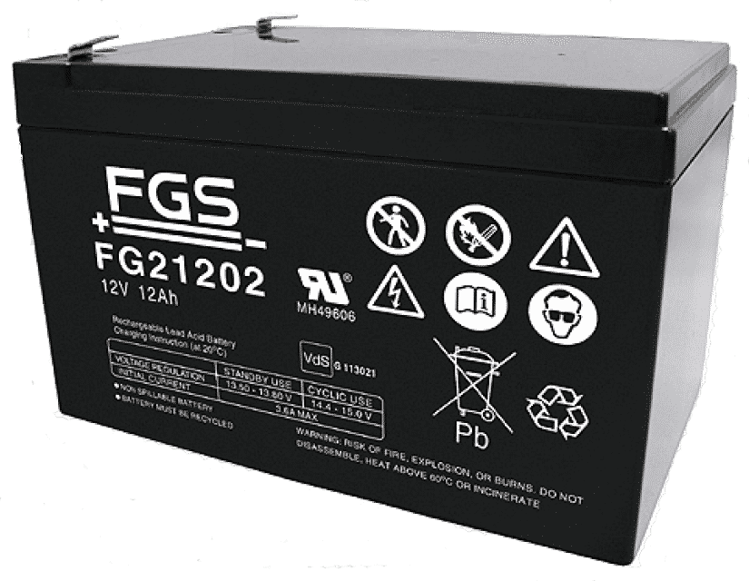 FGS Blyack. 12V/12Ah Vds