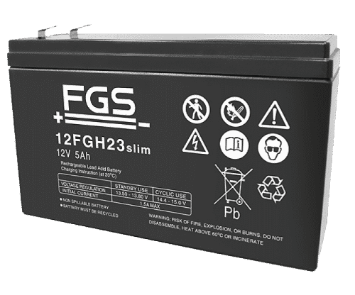 FGS Blyack 12V/5Ah slim