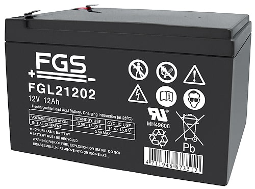 FGS Blyack. 12V/12Ah