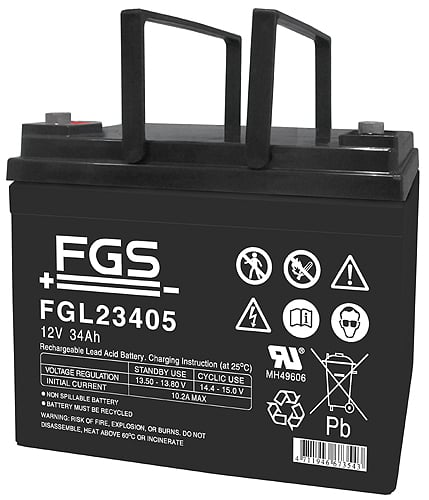 FGS Blyack. 12V/34Ah