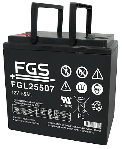 FGS Blyack. 12v/55Ah