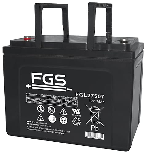 FGS Blyack. 12V/75Ah