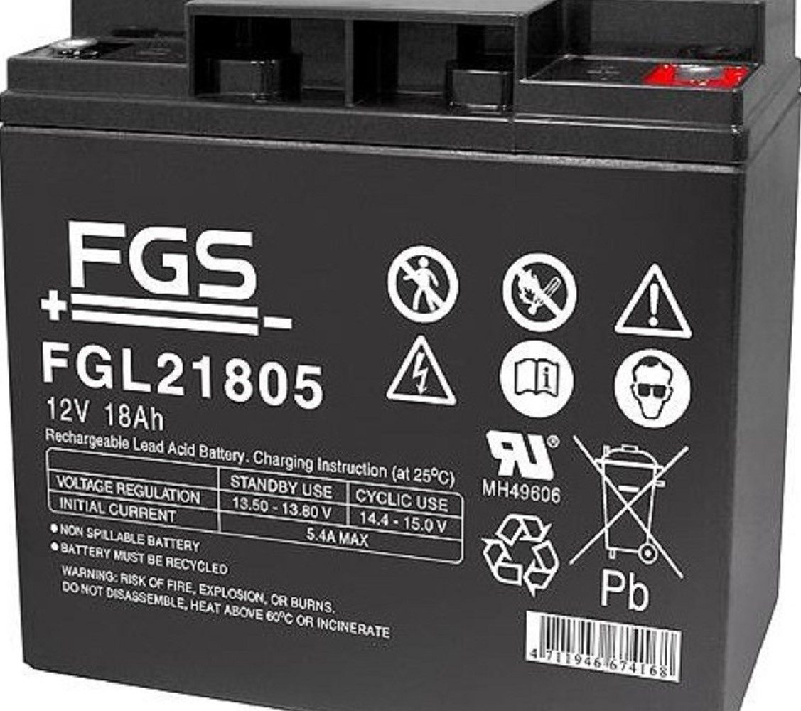 FGS Blyack. 12V/18Ah